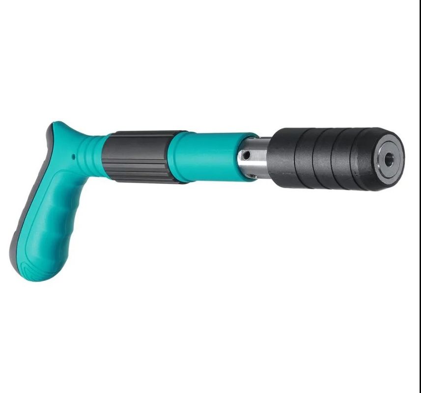 33cm Azul Mini Nail Gun Acero con bajo ruido para pared de cemento Decoración del hogar Industrial