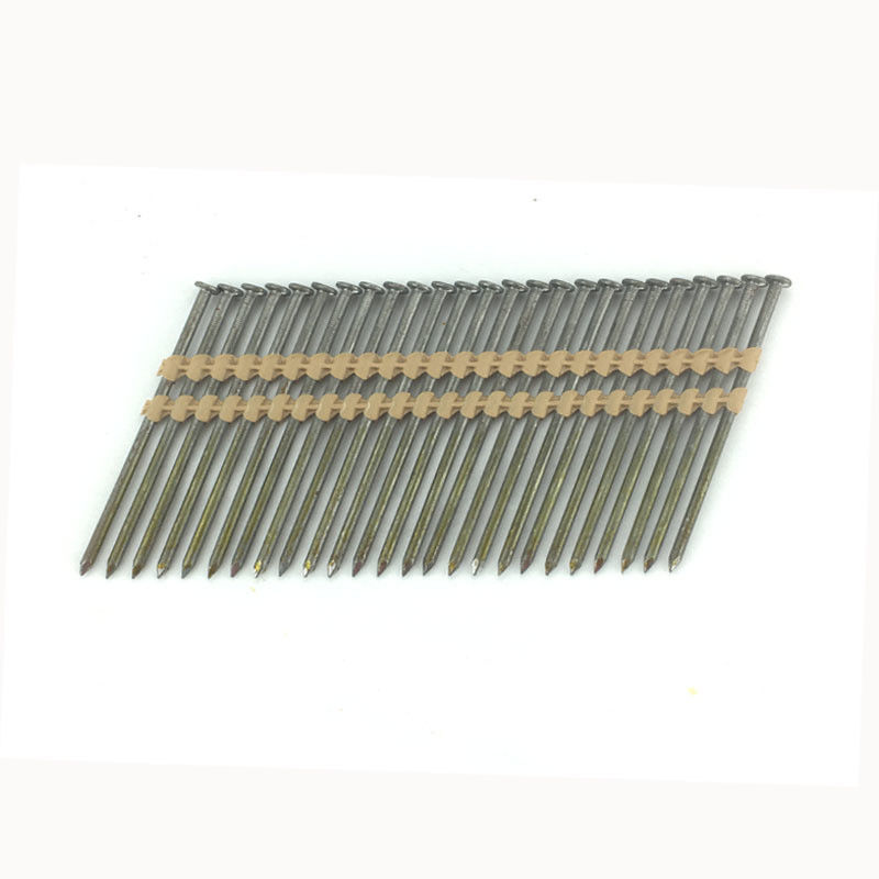2.87-3.3mm Diámetro de la cabeza 21 bandas angulares de plástico con uñas con GB estándar