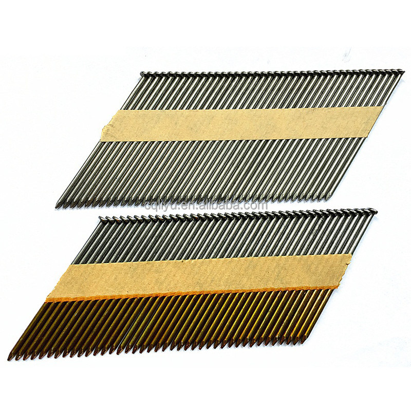 Papel de 34 grados enmarcado pegatinas pegatinas de papel pegatinas de accionamiento pines de hardware sujetadores de 7,0 mm Dia de la cabeza