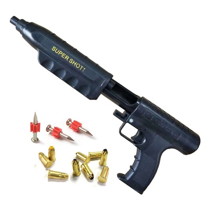 22 CAL Single Shot Concrete Nail Gun PT-396 OEM para Min Longitud del clavo 5/8in y longitud 354mm
