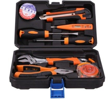 3 kg Apoyo personalizado OEM 8pcs Household Precision Hand Tools Set Hardware Tool Box Set