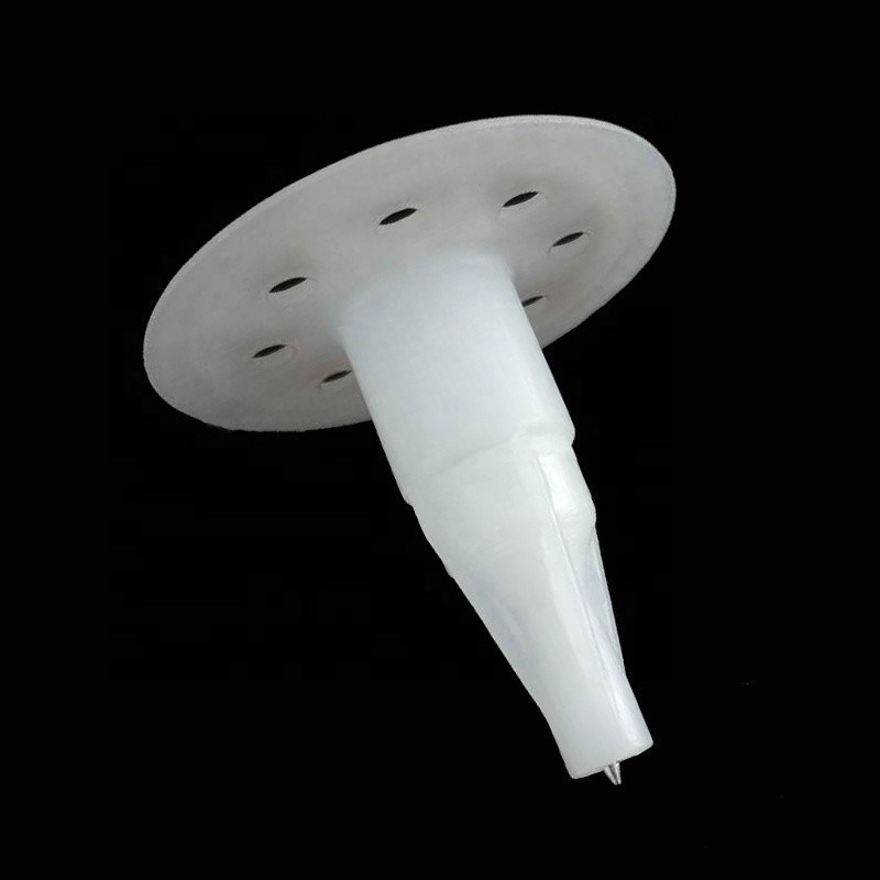 7.6 mm Diámetro de la cabeza Fijación de aislamiento de plástico 50 mm para la norma ISO y la eficiencia