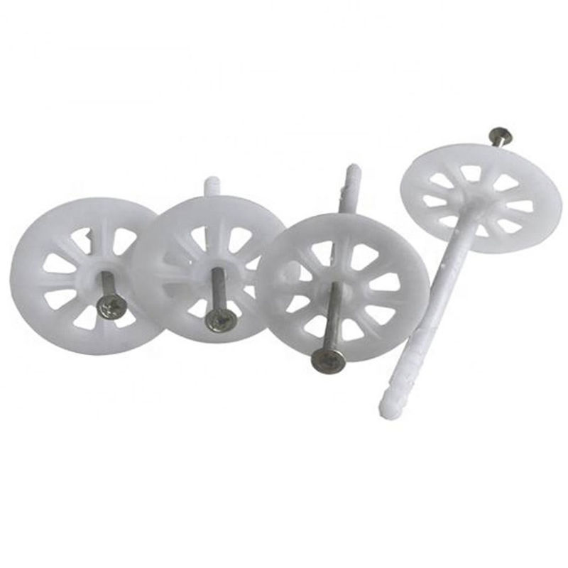 3Diámetro de la baraja de.7 mm Clavos aislantes de acero de cabeza plana para la instalación de paredes aislantes