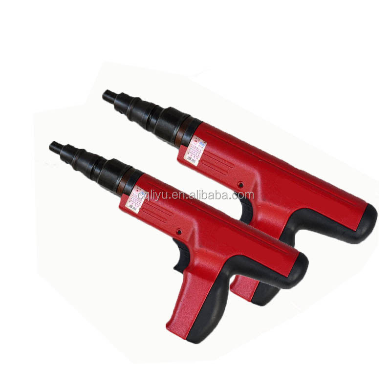 Pistola de clavos de hormigón manual roja para cargas de polvo S1.27Cal 6.8*11mm