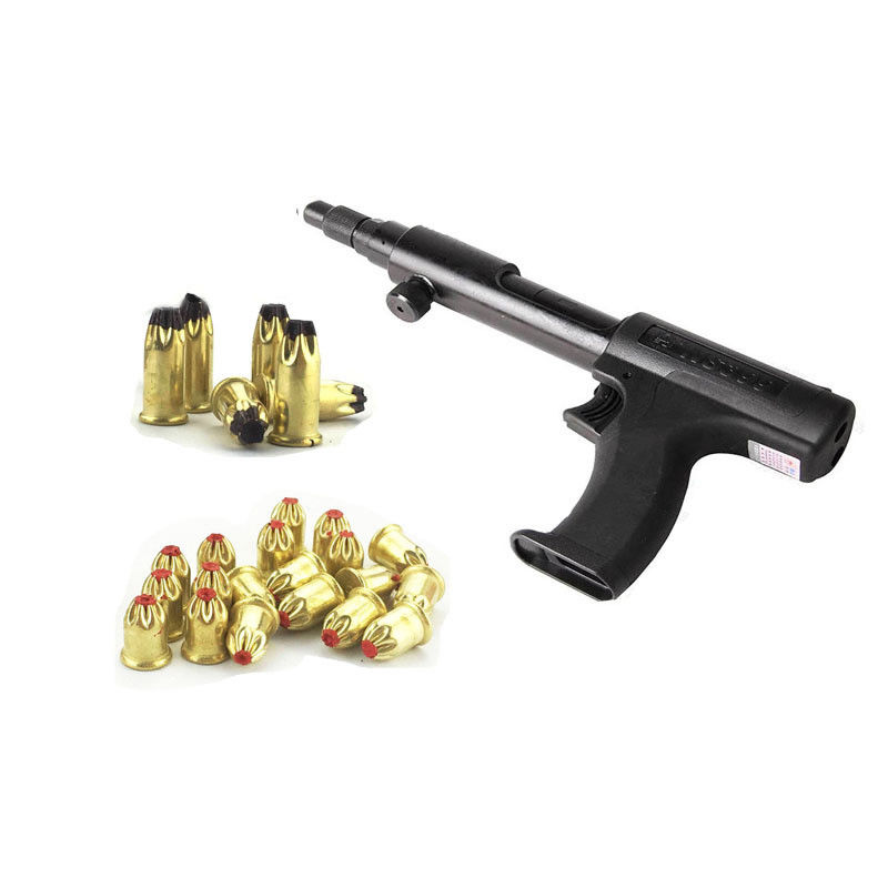 Pistola de clavos de techo negro potente para.22.27 cal Cargas de energía y 120V / 60HZ Voltage