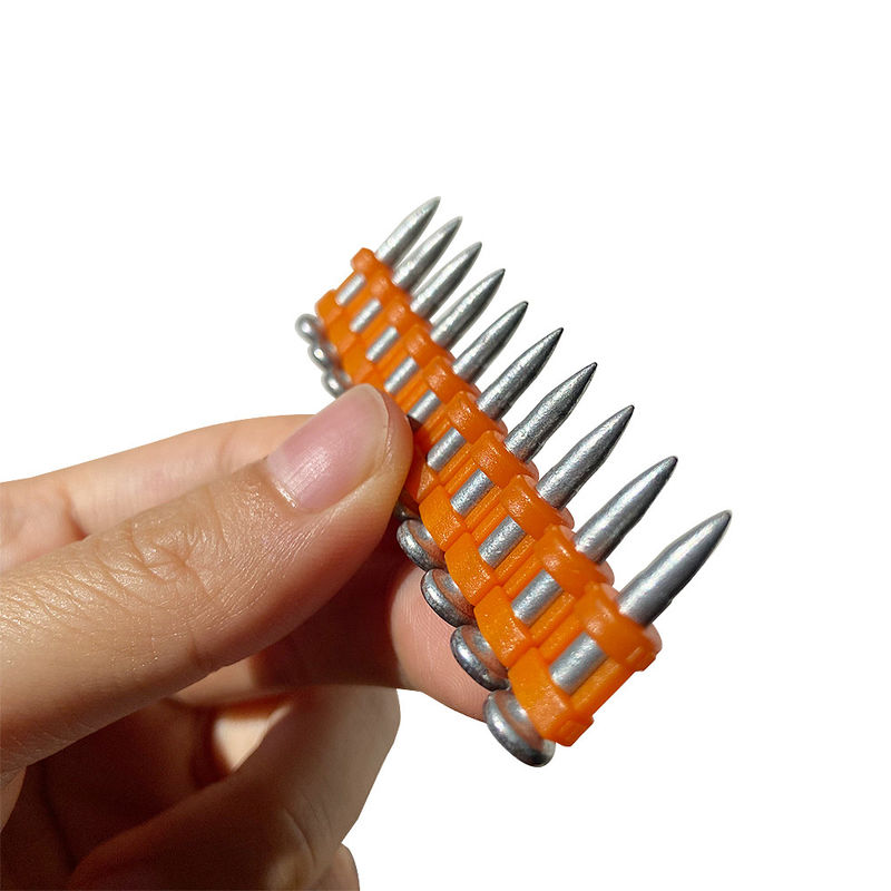 Clavos de hormigón de 16 mm con un diámetro de tallo de 3,0 mm y un diámetro de cabeza de 6,3 mm