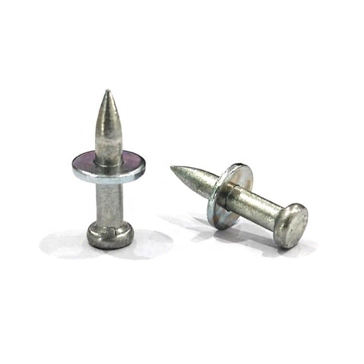 Pin de accionamiento de martillo electro galvanizado de 3,5 mm para fijación de hormigón de 20 mm