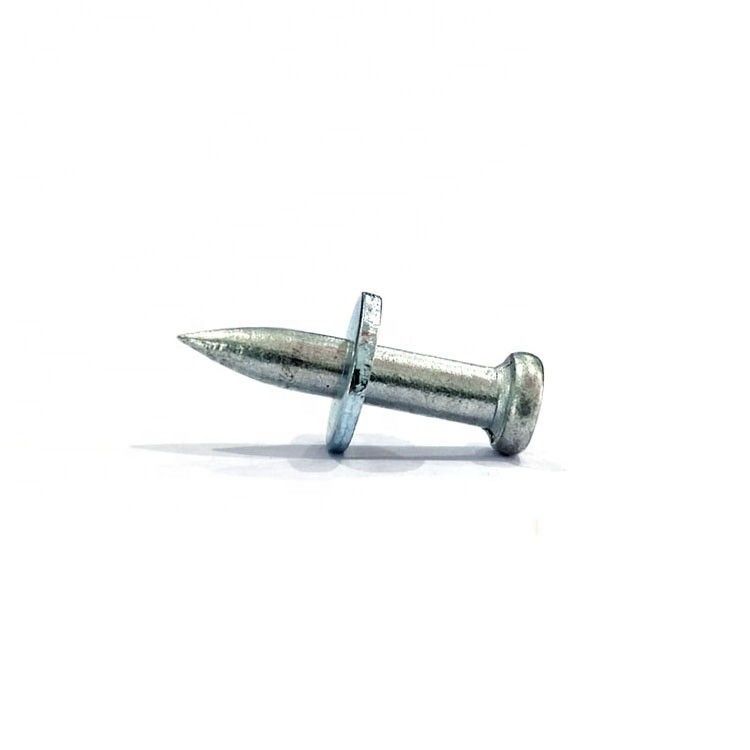 20mm Galvanizado-brillante X-HM Concreto Pin de accionamiento con 9.5 mm de diámetro de acero de las uñas de lavadora