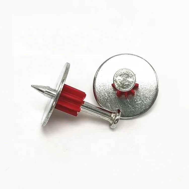 .300 cabeza de eje pinos con 25 mm de lavadora de metal en polvo actuado sistema de fijación de uñas