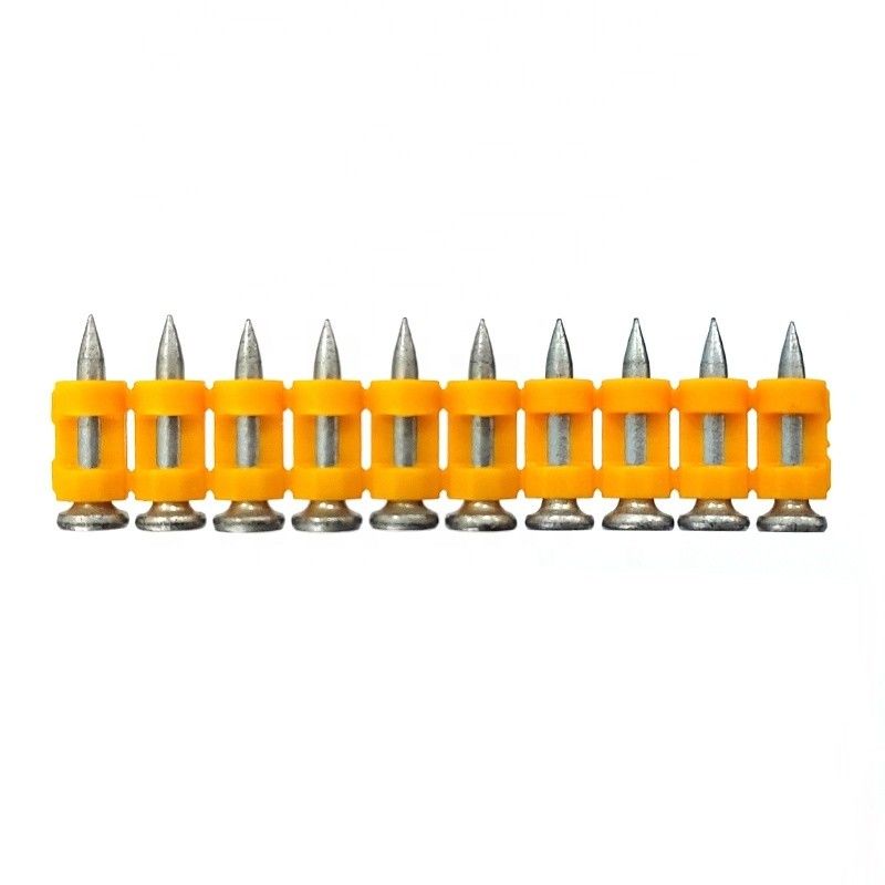 Clavos de gas de acero duradero de 19 mm para TOUA Concreto pistola de acero de plástico de banda de gas