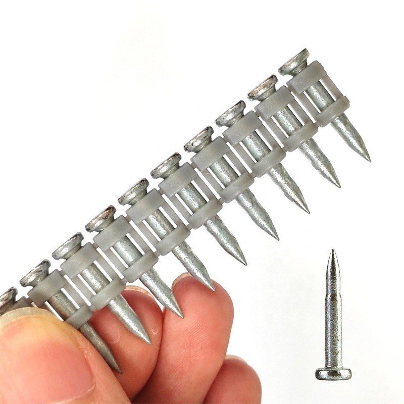 Pinos de conducción de gas de banda de plástico de color personalizado para pistola de clavijas de gas de diámetro de tallo de 3,0 mm