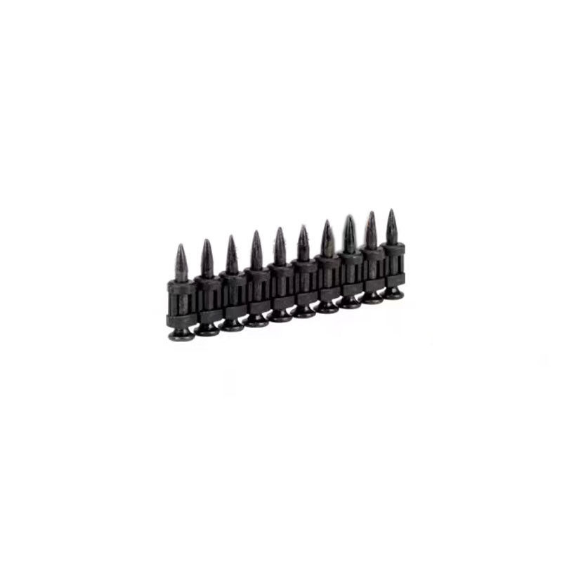 3.0mm Diámetro de la barrera clavos de acero negro de hormigón para el gas clavos pistola sujetadores de gran alcance
