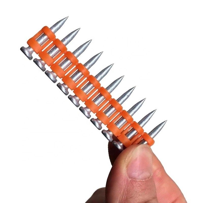 Clavos de acero de vara lisa galvanizados eléctricos para hormigón duro y metal